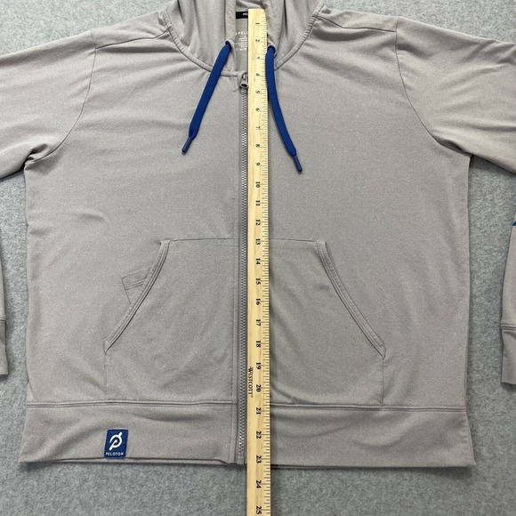 Peloton Hoodie Unisex Full Zip Lightweight Stretch‎ Long Sleeve Pocket Medium - Picture 16 of 16